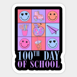 100 Days Of School Disco 100Th Day Of School Teacher Sticker